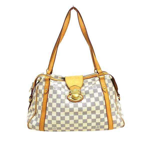 LOUIS VUITTON Damier Azur Stresa PM Shoulder Bag EUC - Picture 1 of 9